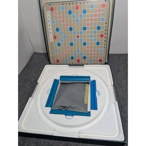 Scrabble Game Deluxe Turntable Edition 1977 Selchow & Righter VTG Complete‎